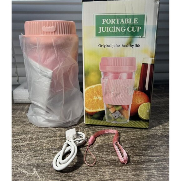 250ml Personal Fruit Portable Blender Mini Juse Maker Mixer Juicer Pink - Picture 1 of 4